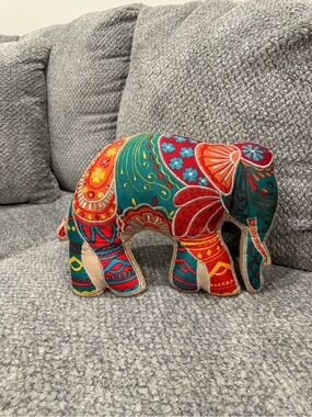 Earthbound decor pillow elephant